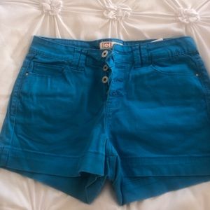 Blue adult sized jean shorts size 7